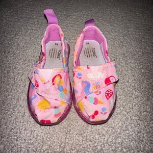 Toms Pink Toddler Shoes